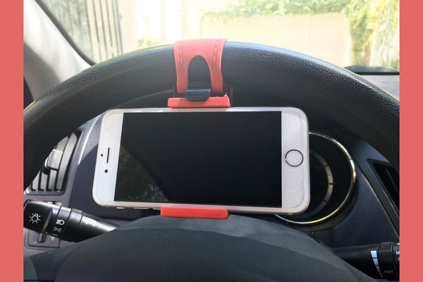 Steering Wheel Cell Phone Holder-2 Girls 1 Shop 