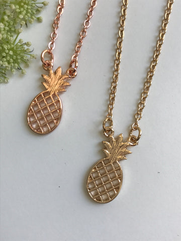 Pineapple Necklace Set