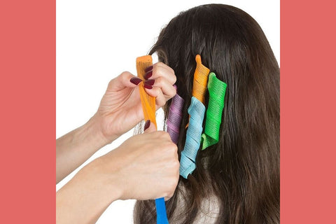Magic Hair Curlers -18 Curlers with 2 Hooks!-2 Girls 1 Shop 