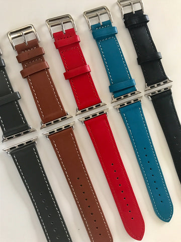 Luxury Genuine Leather Band For Apple Watch-2 Girls 1 Shop 