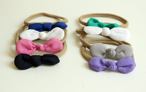 Infant Soft Bow Headband | Many Colors-2 Girls 1 Shop 