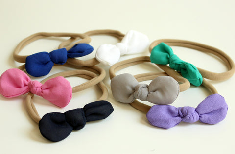 Infant Soft Bow Headband | Many Colors-2 Girls 1 Shop 