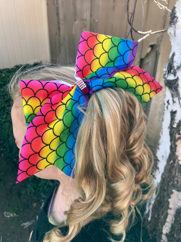 Rainbow Mermaid/Unicorn Bows