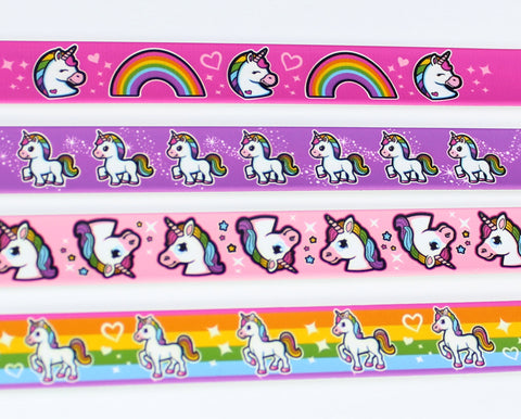 Magical Unicorn Slap Bracelets - Set of 2!
