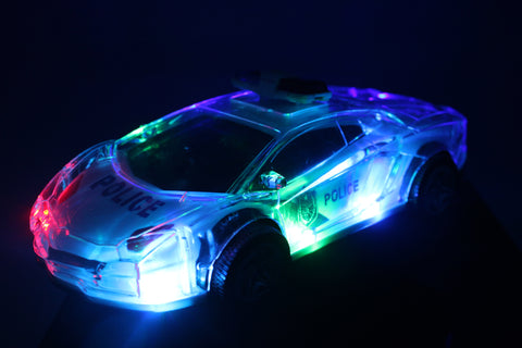 Light Up Police Car With Sound
